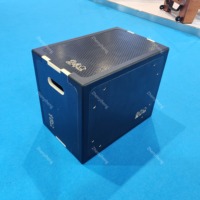 Caja de Salto de Alta Calidad con Bordes Suaves Antideslizantes, Equipo de Entrenamiento de Fuerza para Gimnasio, Caja Pliométrica Negra para Ejercicios de Rebote