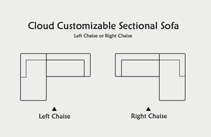 Ghế sofa góc chữ L hiện đại 104 inch, kiểu mô-đun, chất liệu vải nhung đen, chỗ ngồi sâu, thoải mái, không cần lắp ráp, dành cho phòng khách - Product Image 2
