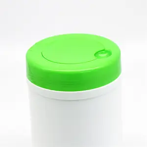 プラスチックキャニスター容器ラベル Suppliers-ウェットワイプ用ウェットティッシュプラスチックキャニスター容器