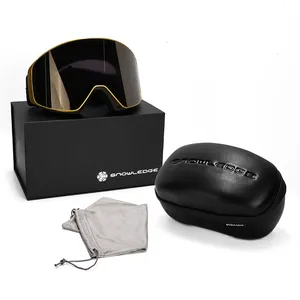 Lunettes de ski magnétiques HUBO lunettes de snowboard neige personnalisées lunettes de motoneige lunettes de ski
