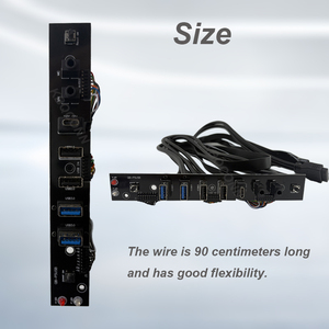 Cable de panel frontal <span class=keywords><strong>USB</strong></span> Dual <span class=keywords><strong>USB</strong></span> 3,0 y <span class=keywords><strong>USB</strong></span> 2,0 Cable de extensión de conexión de placa base Cable extensor de salida de entrada de Audio para caja de PC - Product Image 5