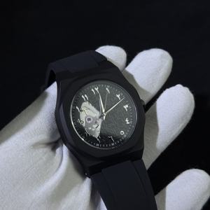 Orologio al quarzo analogico orologio automatico da polso da <span class=keywords><strong>uomo</strong></span> in Silicone da polso con numeri arabi di lusso più venduto - Product Image 2