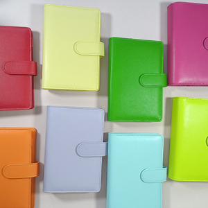 Portefeuille en cuir pu personnalisé a5 a6 a7, portefeuille de banque, planificateur de billets, enveloppes macaron - Product Image 4