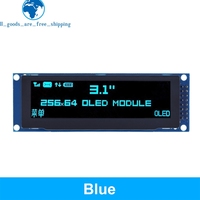 Écran OLED réel TZT de 3.12 pouces, 256x64 points, Module graphique LCD, écran LCM, contrôleur SSD1322, prise en charge SPI