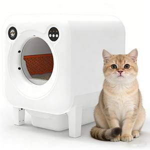 Litière automatique autonettoyante, directement de l'usine, faible bruit, anti-pincement, sécurisée - Product Image 1