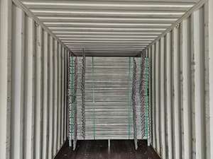 Barriera di Controllo Folla di Alta Qualità 2m 2.1m 2.3m 2.5m Zincata a Caldo Dopo Saldatura Recinzione Temporanea per Sicurezza Stradale su Misura - Product Image 6