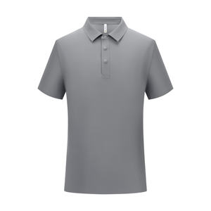 Polo personnalisé pour homme en nylon, sport de plein air, fitness, manches courtes, séchage rapide, processus sans couture, jogging, vêtements de sport - Product Image 4