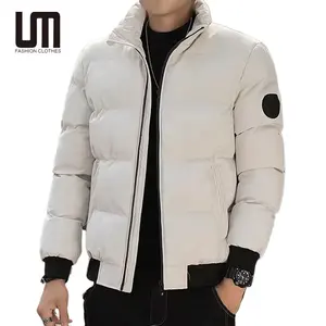 Liu Ming Nouveau gros hiver hommes mode décontracté col montant garder au chaud coton grande taille 5XL veste manteau