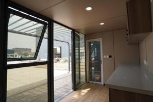 Moderna Cápsula de Descanso para Exteriores de <span class=keywords><strong>6m</strong></span>, Oficina, Estudio, Casa de Trabajo, Estructura de Acero Transpirable, Incluye Terraza en el Techo - Product Image 3