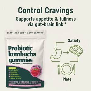 Gomitas de Kombucha Probióticas de Marca Privada con Probióticos, Olmo Escamoso y Raíz de Diente de León para el Apoyo Intestinal para Mujeres y Hombres - Product Image 3