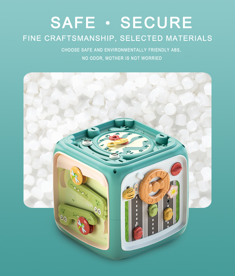 Baby play multifunction musical drum piano intellectual trending activity development cube toy