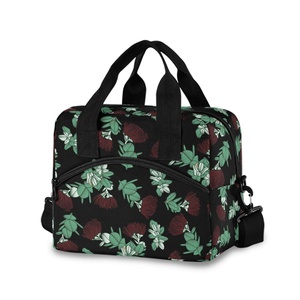 Nouveautés : Sac isotherme portable Aloha Hawaïen anti-fuite avec motif floral Ohia Lehua personnalisé et bandoulière - Product Image 1