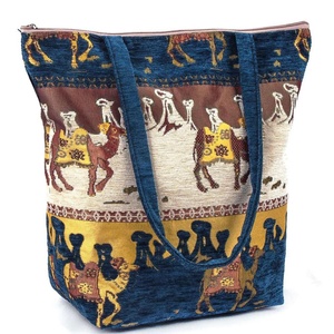Oriantal árabe bolsa de playa con turco azul oscuro de tela De Turquía - Product Image 1