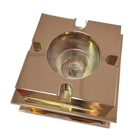 Servicios de Mecanizado CNC de Alta Calidad, Hechos a Medida en Fábrica China, Mecanizado CNC de 3 Ejes para Tapas de Botellas/Cubiertas/Bloques Cuadrados de Latón