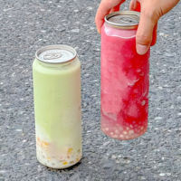 Bocaux et pots en plastique PET CarryCheers personnalisables avec logo, avec couvercle à clapet, impression UV/sérigraphie pour jus, sodas et usage à emporter