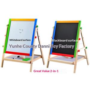 <span class=keywords><strong>Tableau</strong></span> magnétique double face multifonctionnel pour enfants, en bois, pour dessin, graffiti et <span class=keywords><strong>peinture</strong></span>, <span class=keywords><strong>tableau</strong></span> <span class=keywords><strong>noir</strong></span> deux-en-un - Product Image 2