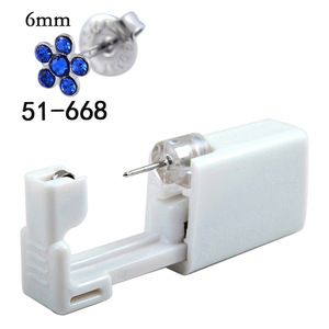 <span class=keywords><strong>Pistolet</strong></span> de perçage d'oreille stérilisé jetable, Kit de Machine de perçage sans douleur, Cartilage <span class=keywords><strong>Tragus</strong></span> Piercing de Lobe d'oreille corps de clou d'oreille intégré/ - Product Image 3
