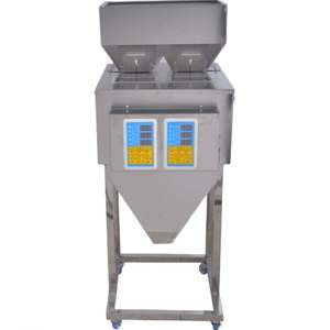 Dispensador de Alta Precisión de Acero Inoxidable con 2 Cabezales para Llenado de Bolsas de 500g de Uvas, Frutos Secos, Bayas de Goji, Especias, Polvo, Harina, Café y Té - Product Image 6