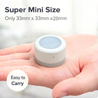 Haozee Capteur de luminosité intelligent Zigbee pour la surveillance de la luminosité ambiante et la détection des changements de lumière, compatible Smart Life Z2M (requiert une passerelle)