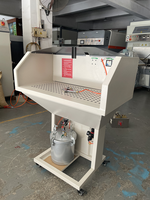 Machine à pulvériser de la colle à base d'eau pour chaussures en cuir pneumatique automatique de bonne qualité, machine à pulvériser de la colle blanche