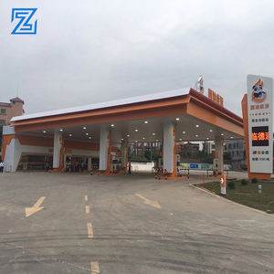 Автосервис, заполнение топливом, светодиодное освещение, бензиновая заправочная станция, пилоновые электронные знаки, светодиодная стальная конструкция для бензиновой станции - Product Image 3