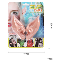 Halloween Latex Elf Oreilles Avatar Démon Sorcière Fête Prom Costume Props Cosplay Props Halloween Fournisseur Élégant pour les fêtes à thème