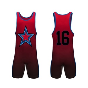 Tùy chỉnh Đấu Vật <span class=keywords><strong>SINGLET</strong></span> cho nam giới | Đỏ trắng một mảnh thể thao cho đào tạo, phòng tập thể dục, hoặc chiến đấu - Product Image 4