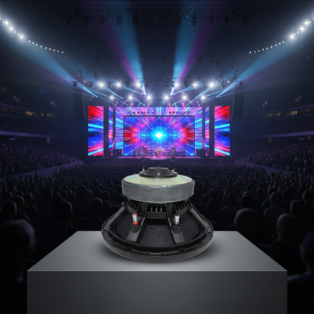 10 Inch 800W Neodymium Metal Mid-Range Loudspeaker Unit with 65mm Voice Coil for Sound Reinforcement