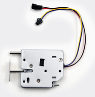 Serrure Électronique Intelligente pour Armoire DC 5V 12V 24V, Verrou Électromagnétique en Acier avec Déverrouillage Manuel d'Urgence et Retour de Signal