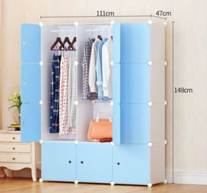 Garde-robe en plastique pour jeune fille <span class=keywords><strong>cube</strong></span> modulaire <span class=keywords><strong>rangement</strong></span> garde-robe organisateur de vêtements - Product Image 4