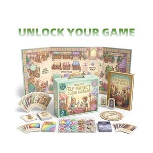 Mechanical Outpost Table Game Strategy <b>Set</b> with Cards Tokens Gear Components for Family Fun and Educational Play - Product Image 2