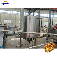Friteuse industrielle professionnelle en acier inoxydable à gaz externe, à économie d'énergie, pour l'industrie des noix frites et des chips.