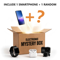Boîte Mystère 2 Pièces Électronique 3C Garantie Smartphone Peut Contenir Tablette Montre Connectée Écouteurs TWS Cadeau Surprise Vente en Gros
