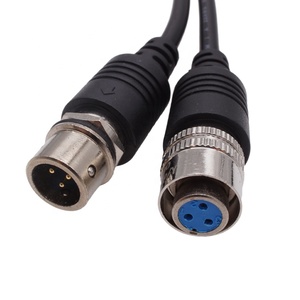 Aanpasbare Enkele Kop 3-Core Draad Afgeschermde Sensorkabel Met Luchtvaartstekker Itt Mannelijke Naar Vrouwelijke Piloot Verlengsnoer - Product Image 2