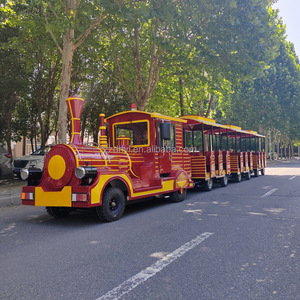 รถไฟฟ้าขนาดเล็กแบบไร้ราง ใช้พลังงานแบตเตอรี่ สำหรับเด็ก ขายดี เหมาะสำหรับสวนสนุกและห้างสรรพสินค้า - Product Image 1