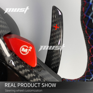 Volante LED de Fibra de Carbono Personalizado para <span class=keywords><strong>BMW</strong></span> Serie G LCI, Series 2 3 4 5 6 7 8, X3 X4 X5 G20 G30 M3 M4 M5 M8 Z4 2018-2024 - Product Image 4