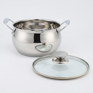 6 pezzi <span class=keywords><strong>Set</strong></span> di pentole da cucina in acciaio inox casseruola pentola - Product Image 5