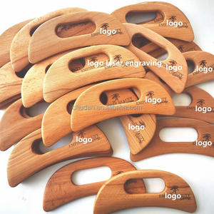 Alat Pijat Kayu Maderotherapy Gua Sha, Aksesoris Anti Selulit, <span class=keywords><strong>Roller</strong></span> Kayu, Alat Terapi Drainase Limfatik - Product Image 1