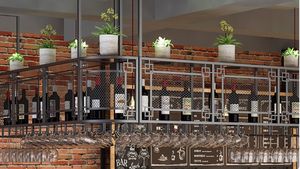 Moderne Ondersteboven Wijn Cup Rack Met Goblet Bar Hanger Ijzeren Opknoping Wijnrek Voor Thuis Of Restaurant Bar Meubels - Product Image 6