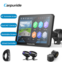 Carpuride W712D Écran Carplay pour Moto Android Carplay pour Moto Carplay pour Motocyclette de 7 Pouces