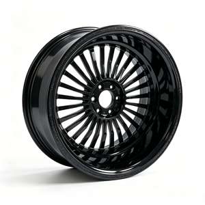 <span class=keywords><strong>Vente</strong></span> <span class=keywords><strong>Flash</strong></span> 21x9 Jantes forgées 5x108 Noir brillant Multi-Spoke Fit SUV Pneus d'occasion pour jantes de voitures - Product Image 3
