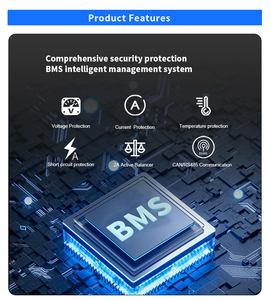 Paquete de Baterías de Almacenamiento de Energía para Electrodomésticos, Apilables, de 51.2V y 48KWH, con IP65 y Comunicación CAN/RS485 - Product Image 2