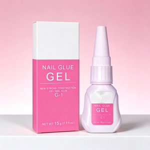 Colle à ongles à séchage rapide 15g, forte adhérence, colle pour faux ongles sans lampe UV, salon ou DIY - Product Image 2