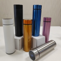 Bouteille d'eau intelligente de 500 ml, thermos à thé, thermos à eau avec affichage de la température, quotidien