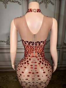 ノーバンスY3737-Eノースリーブマタニティドレス写真撮影カットウエストボールガウンプロムドレスウェディングドレス花嫁介添人用 - Product Image 3