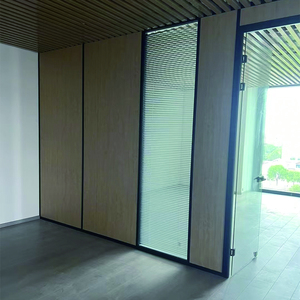 Modular Office School Warehouse Acoustic Wooden Steel <strong>Partition</strong> Wall Divider With Soundproof Panel System - Product Image 2