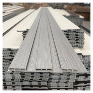 WPC Tường Nội Thất Ốp WPC lớn Tấm tường trang trí Gỗ nhựa composite tường Hội Đồng Quản Trị - Product Image 6