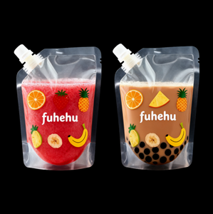 Logo personnalisé de qualité alimentaire transparent sans fuite pour les sacs de boisson liquide en plastique emballage de jus pochettes becs de lait gelée - Product Image 5