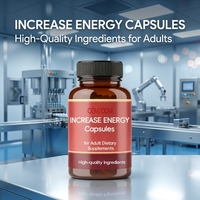 Capsules d'Énergie CAXIN Directes d'Usine, Ingrédients de Haute Qualité, Complément Alimentaire pour Adultes, 60 Comprimés, Durée de Conservation de 24 Mois