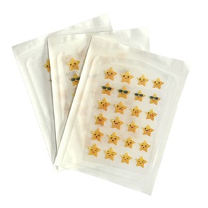 OEM 24 pièces Patchs autocollants hydrocolloïdes anti-acné en forme d'étoile jaune, Marque privée, pour le soin de la peau - Product Image 6